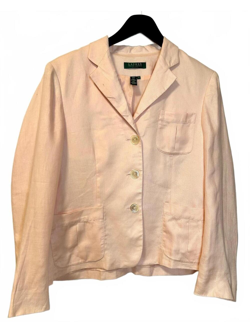 Ralph Lauren Blazer Light Pink Size 12p
